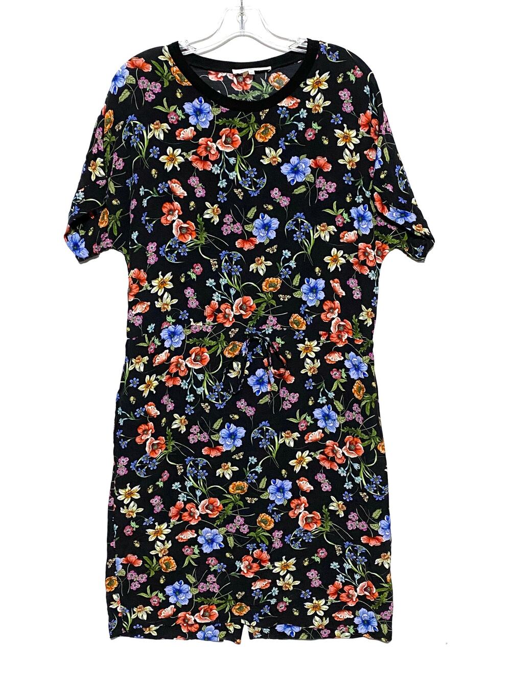 Gerard Darel Paris Floral Dress 8 Dark Romantic Boho Parisian Chic Whimsigoth